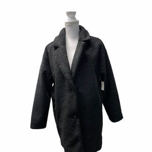 Daily Ritual Black Teddy Coat